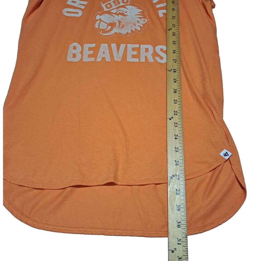 NWT '47 T-Shirt Orange. Long Sleeve. Oregon State Beavers. 100% Cotton LARGE - Picture 9 of 12